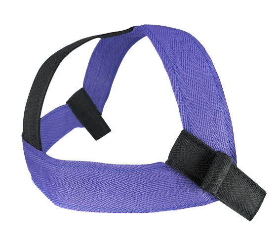 high pull headgear purple-black